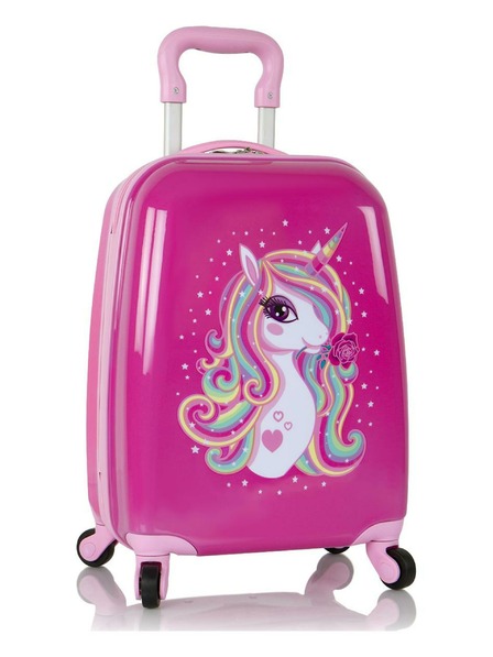Heys Dětský kufr Heys Kids 4w Unicorn Rose