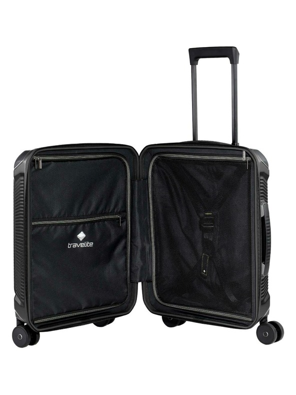 Travelite Cestovní kufr Travelite Millennium S Front pocket Black