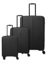 Travelite Sada cestovních kufrů Travelite Air Stripe S,M,L Black