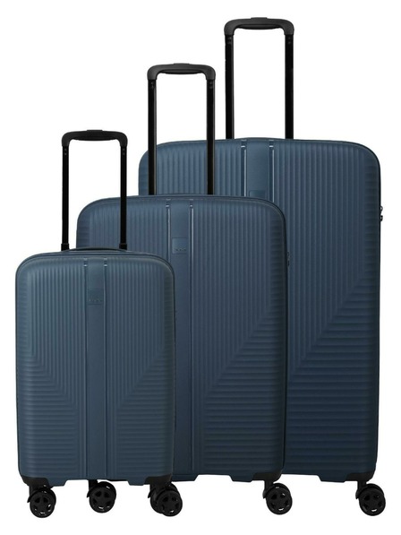 Travelite Sada cestovních kufrů Travelite Air Stripe S,M,L Slim Navy