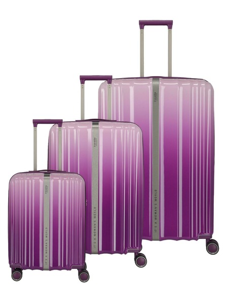 Travelite Sada cestovních kufrů Travelite Lascana Edition S,M,L Purple Degrade