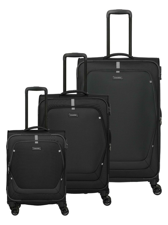 Travelite Sada cestovních kufrů Travelite Umbria S,M,L Black