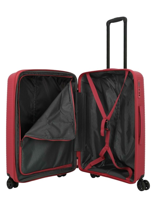 Travelite Cestovní kufr Travelite Air Stripe M Red
