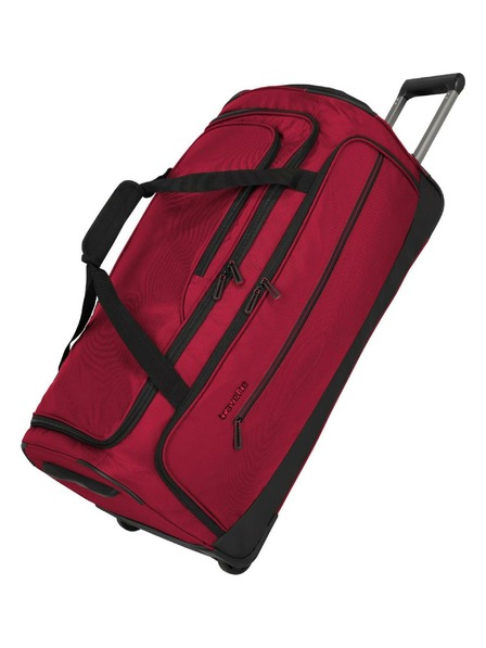 Travelite Cestovní taška Travelite Crosslite 5.0 Wheeled Duffle L Red