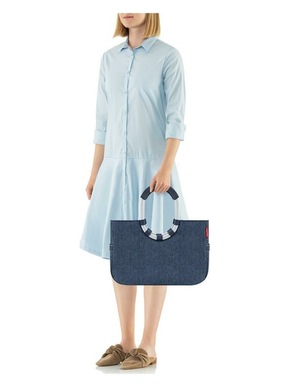 Reisenthel Brašna Reisenthel Loopshopper M Herringbone Dark Blue