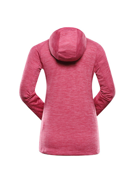 ALPINE PRO Dámská rychleschnoucí mikina ALPINE PRO ROLTA neon pink