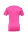 ALPINE PRO Dětské rychleschnoucí triko ALPINE PRO BASIKO neon pink