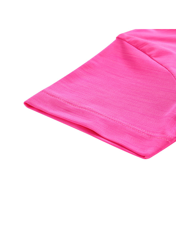 ALPINE PRO Dětské rychleschnoucí triko ALPINE PRO BASIKO neon pink