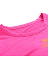ALPINE PRO Dětské rychleschnoucí triko ALPINE PRO BASIKO neon pink