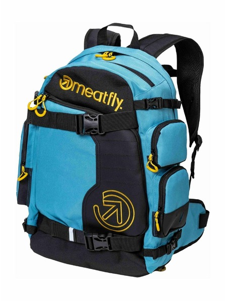 Meatfly Meatfly batoh Wanderer Sky Blue / Yellow 28 L