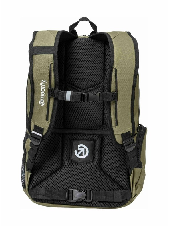 Meatfly Meatfly batoh Basejumper Olivine 22 L + PENÁL ZDARMA