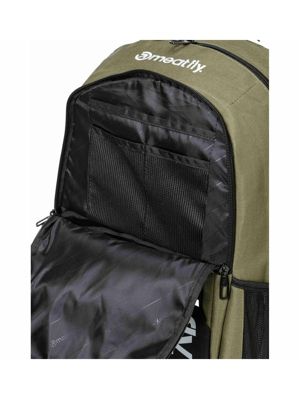 Meatfly Meatfly batoh Basejumper Olivine 22 L + PENÁL ZDARMA