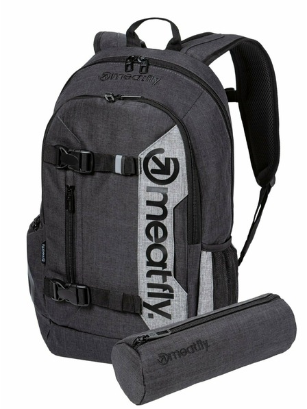 Meatfly Meatfly batoh Basejumper Charcoal Heather / Grey Heather 22 L
