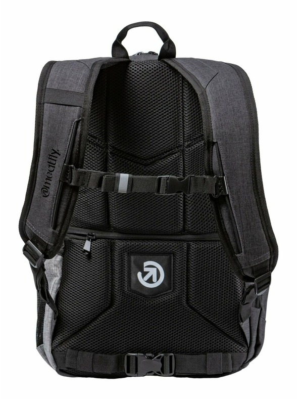 Meatfly Meatfly batoh Basejumper Charcoal Heather / Grey Heather 22 L