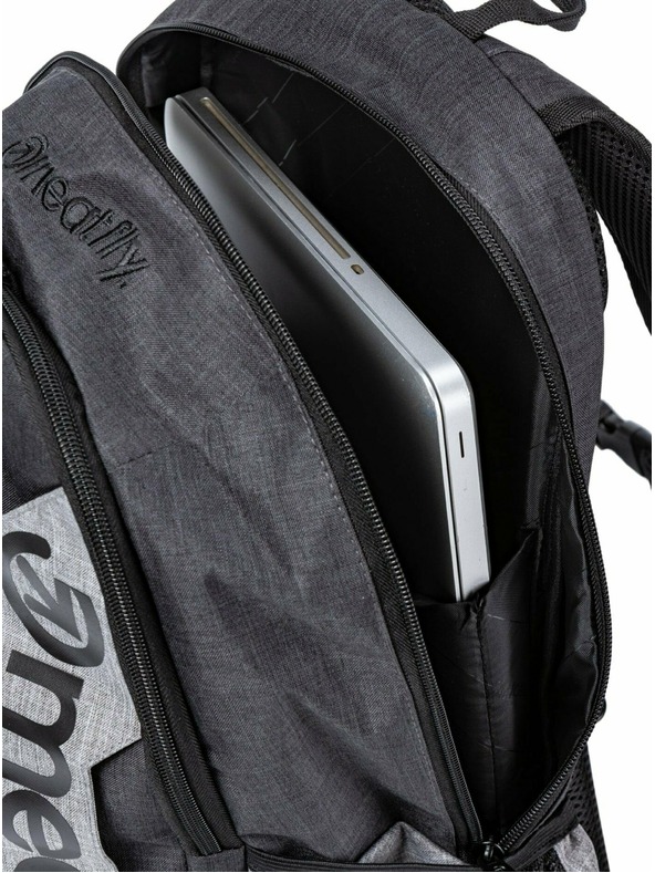 Meatfly Meatfly batoh Basejumper Charcoal Heather / Grey Heather 22 L