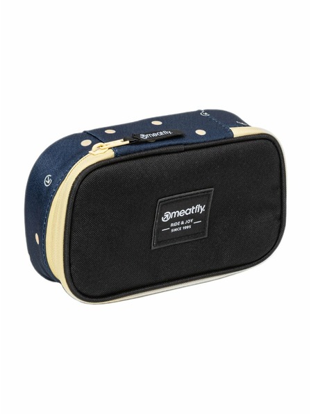 Meatfly Meatfly pouzdro XL Pencil Case Yellow Dots