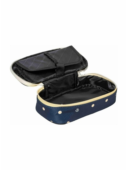 Meatfly Meatfly pouzdro XL Pencil Case Yellow Dots