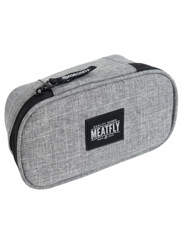 Meatfly Meatfly pouzdro XL Pencil Case Grey Heather