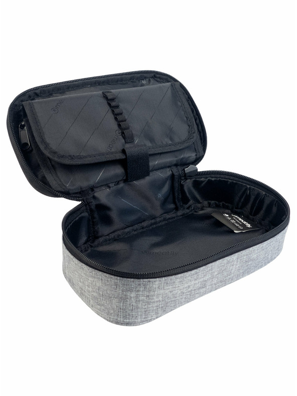Meatfly Meatfly pouzdro XL Pencil Case Grey Heather