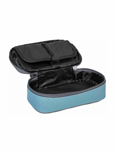 Meatfly Meatfly pouzdro XL Pencil Case Aqua / Grey