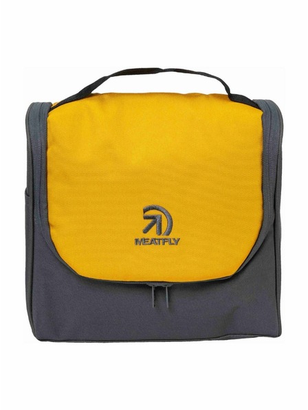Meatfly Meatfly toaletní taška Specter Dark Grey / Gold