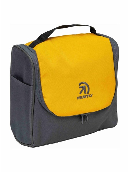 Meatfly Meatfly toaletní taška Specter Dark Grey / Gold