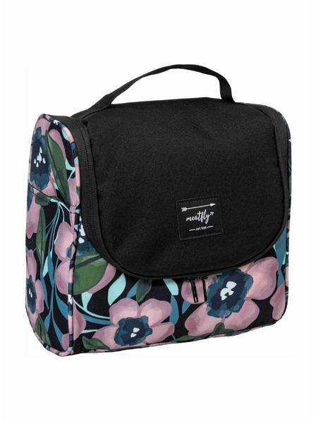 Meatfly Meatfly toaletní taška Cara Pink Flowers