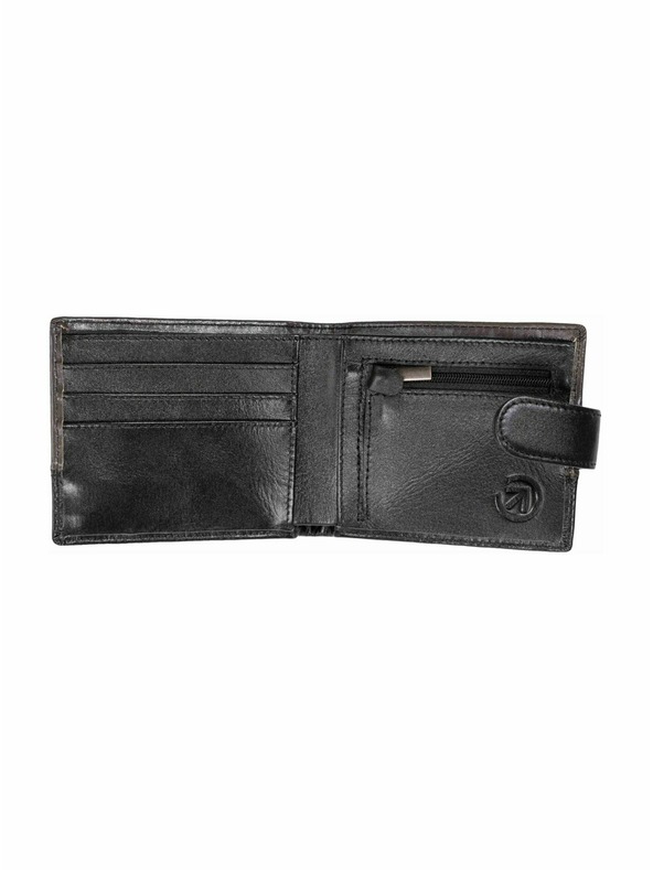 Meatfly Meatfly kožená peněženka Nathan Premium Grey