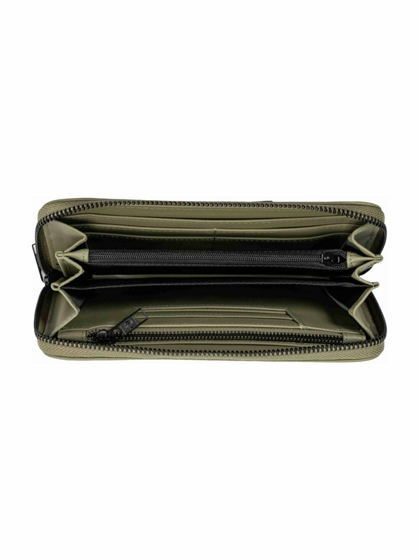Meatfly Meatfly kožená peněženka Leila Premium Olive
