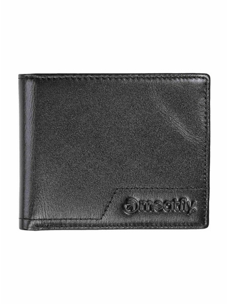 Meatfly Meatfly kožená peněženka Eliot Premium Black