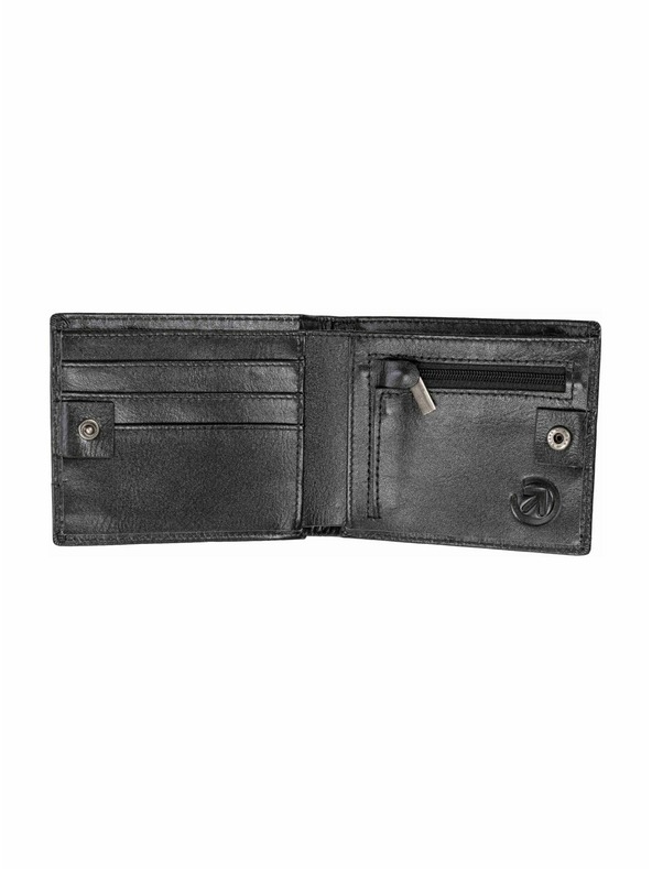 Meatfly Meatfly kožená peněženka Eliot Premium Black