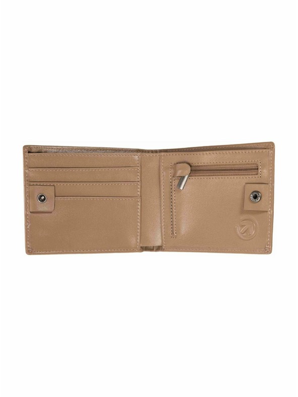 Meatfly Meatfly kožená peněženka Eliot Premium Light Brown