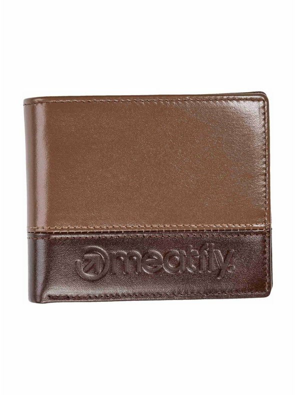 Meatfly Meatfly kožená peněženka Eddie Premium Brown
