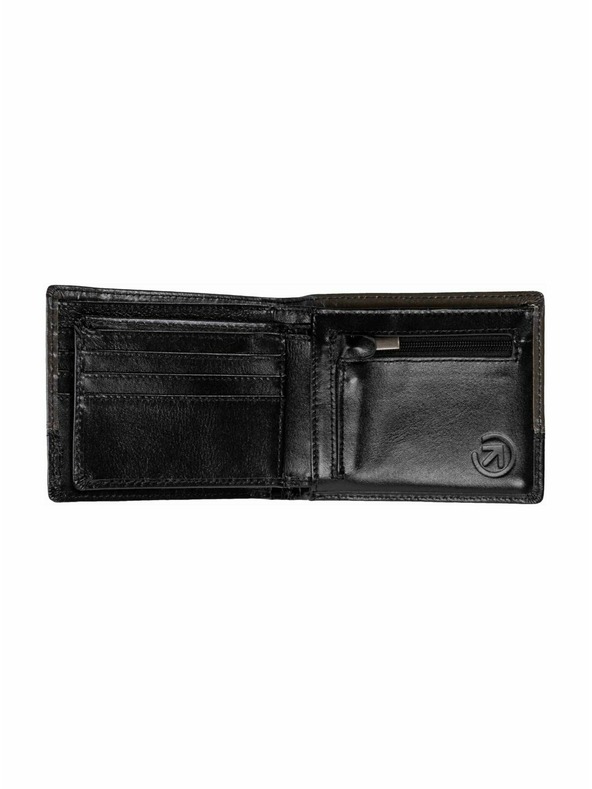 Meatfly Meatfly kožená peněženka Eddie Premium Grey