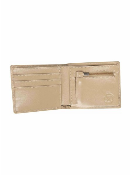 Meatfly Meatfly kožená peněženka Zac Premium Beige