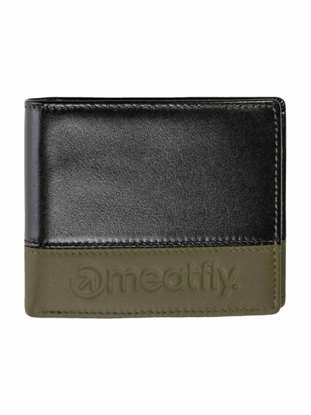 Meatfly Meatfly kožená peněženka Eddie Premium Olive / Black