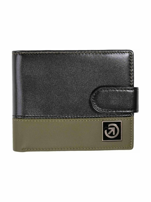 Meatfly Meatfly kožená peněženka Nathan Premium Olive / Black