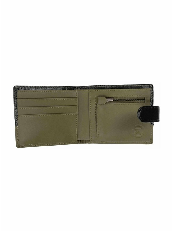 Meatfly Meatfly kožená peněženka Nathan Premium Olive / Black