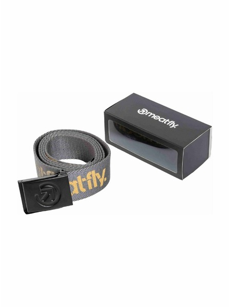Meatfly Meatfly pásek Corridor Dark Grey / Gold