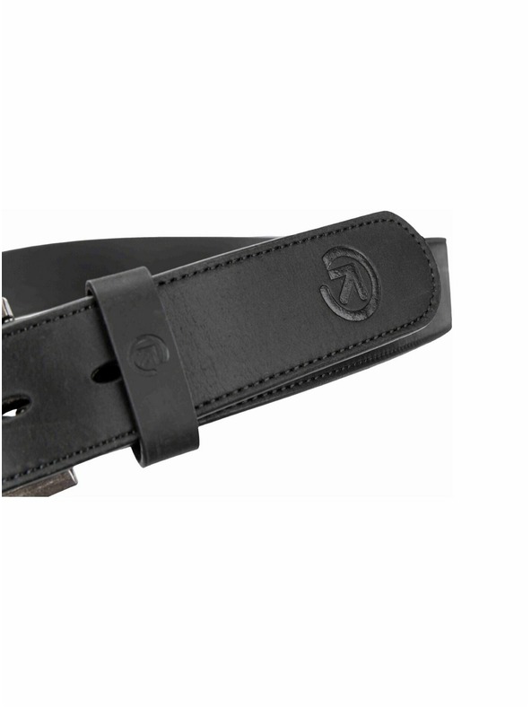 Meatfly Meatfly kožený pásek Doppler Black