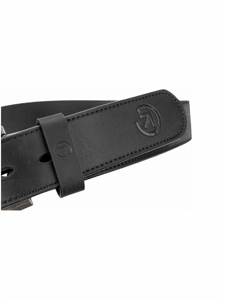 Meatfly Meatfly kožený pásek Doppler Black