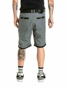 Meatfly Meatfly pánské kraťasy Barry 2.0 Grey / Black Ripstop