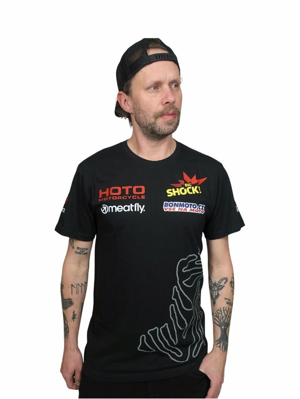 Meatfly Meatfly pánské tričko Dakar Beduin Black