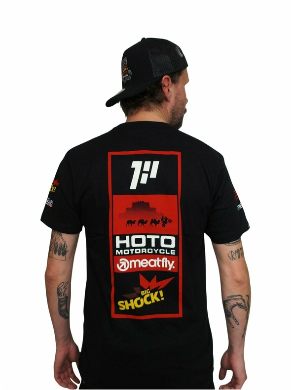 Meatfly Meatfly pánské tričko Dakar Beduin Black