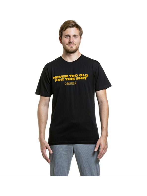 Meatfly Meatfly pánské tričko Tomas Never Too Old Black