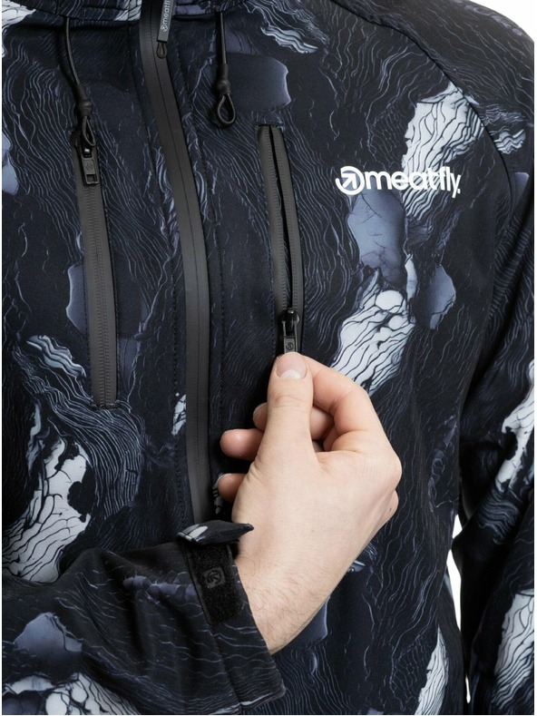 Meatfly Meatfly pánská softshell bunda Rasmussen Deep Lake