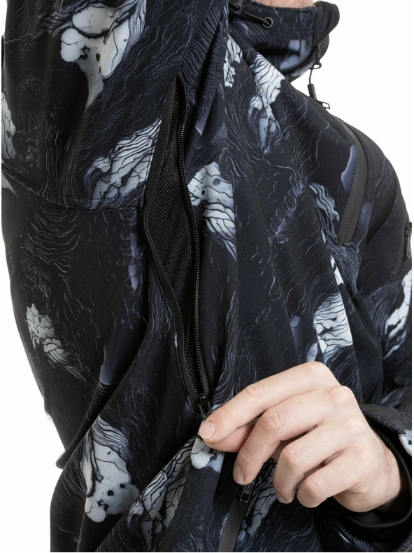 Meatfly Meatfly pánská softshell bunda Rasmussen Deep Lake