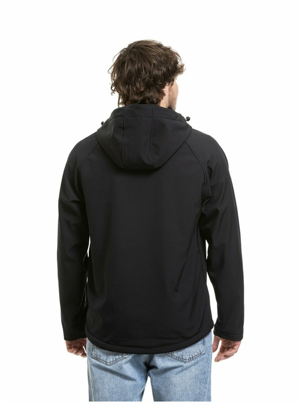 Meatfly Meatfly pánská softshell bunda Rasmussen Black