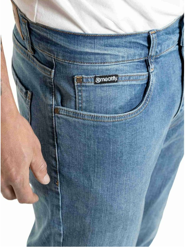 Meatfly Meatfly pánské rifle Spirit Dirty Washed Denim