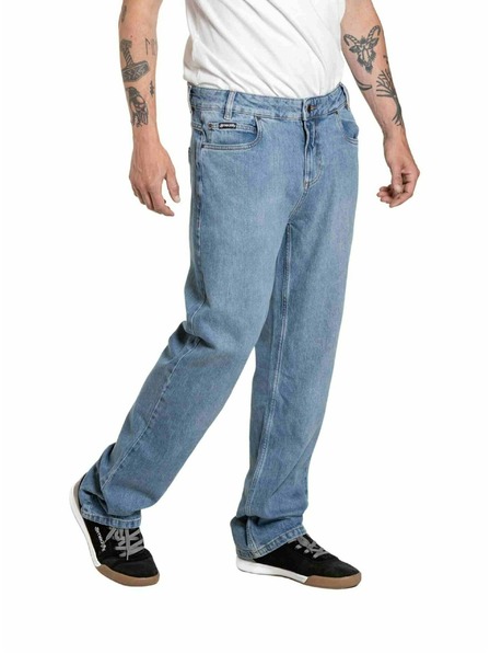 Meatfly Meatfly pánské rifle Justyn Reborn Dirty Washed Denim